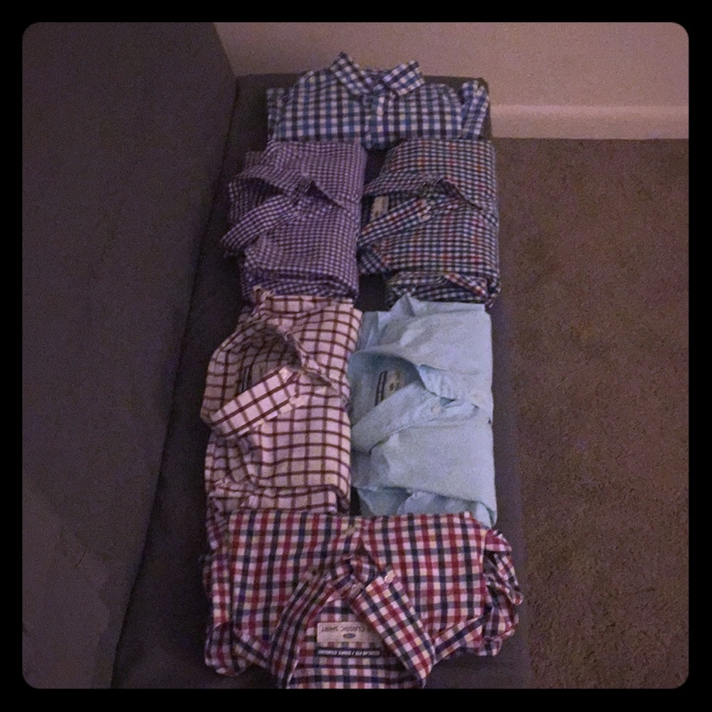 Old Navy Regular Fit Long Sleeve Button Down